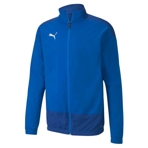 Kurtka męskie Puma Teamgoal 23 Training Jacket. Niebieskie kurtki męskie Puma, m, bez wzorów, z materiału, sportowe, bez kaptura. W wyprzedaży za 190.00 zł.