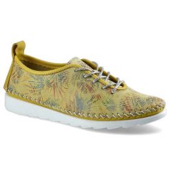 Żółte Półbuty Artiker Damskie Skórzane Obuwie. Żółte półbuty damskie Artiker, bez wzorów, z nubiku, eleganckie, bez obcasa, na obcasie. Za 140.00 zł.