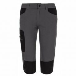 Damskie spodnie outdoorowe 3/4 Kilpi OTARA-W. Niebieskie spodnie materiałowe damskie Kilpi, bez wzorów. Za 179.35 zł.