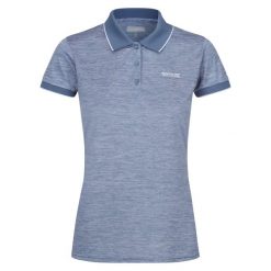 Damska Koszulka Polo Remex II. Niebieskie bluzki damskie Regatta, bez wzorów, sportowe, bez kołnierzyka, bez ramiączek. Za 47.99 zł.