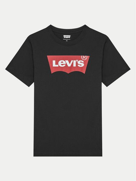 Levi's® T-Shirt 9E8157-023 Czarny Regular Fit. Czarne t-shirty chłopięce bez wzorów, z bawełny, bez ramiączek. Za 59.99 zł.