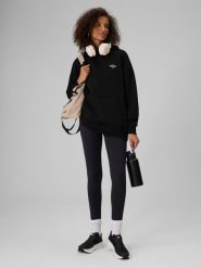 4F Legginsy dzianinowe damskie - czarne XL. Czarne legginsy damskie 4f, uniwersalny, bez wzorów, z dzianiny. Za 149.99 zł.