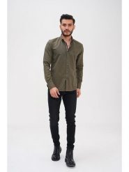 Basics & More Koszula - Regular fit - w kolorze khaki rozmiar: 3XL. Brązowe koszule męskie Basics & More, xl, bez wzorów, z bawełny, bez kołnierzyka, bez ramiączek. Za 92.21 zł.