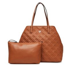 Torebka Guess. Brązowe torebki klasyczne damskie Guess, z aplikacjami, bez dodatków. Za 479.99 zł.