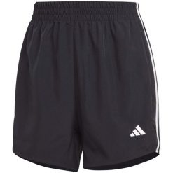 Szorty damskie adidas 3-Stripes. Czarne szorty damskie Adidas, bez wzorów, z materiału. Za 113.50 zł.
