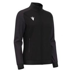 Damska bluza dresowa Macron Rama. Czarne bluzy sportowe damskie Macron, na jesień, m, bez wzorów, z dresówki, bez ramiączek, długie, bez kaptura. Za 253.00 zł.