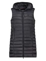 Geographical Norway Kamizelka pikowana "Vatikotal" w kolorze czarnym rozmiar: M. Czarne kamizelki damskie Geographical Norway, m. Za 148.26 zł.