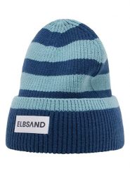 ELBSAND Czapka beanie "Norid" w kolorze granatowo-błękitnym rozmiar: onesize. Niebieskie czapki zimowe damskie ELBSAND, z materiału. Za 73.99 zł.