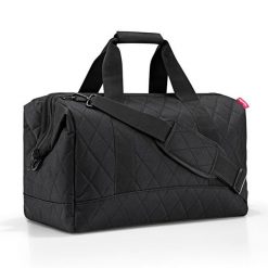 Torba allrounder l, rhombus black. Czarne torby sportowe damskie Reisenthel, z materiału. Za 277.00 zł.