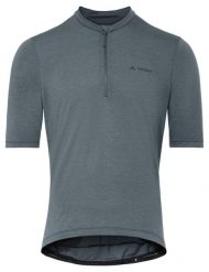 Koszulka rowerowa M Kuro HZ Tricot. Szare t-shirty sportowe męskie Vaude, na lato, m, z materiału, bez ramiączek, na fitness i siłownię. Za 339.00 zł.