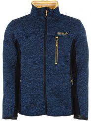 Peak Mountain Kurtka polarowa "Calaska" w kolorze granatowym rozmiar: L. Niebieskie kurtki męskie Peak Mountain, l, bez wzorów, z polaru, bez kaptura. Za 260.99 zł.