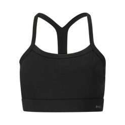Biustonosz dla kobiet Athlecia Bloom V2. Czarne biustonosze sportowe damskie Athlecia, bez wzorów. Za 153.00 zł.