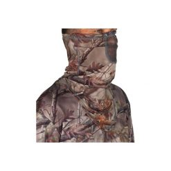 Komin myśliwski 500 CAMO. Brązowe szaliki i kominy damskie SOLOGNAC, bez wzorów, z elastanu. Za 39.99 zł.