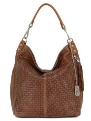 Anna Morellini Skórzana torebka "Adelfina" w kolorze jasnobrązowym - 33 x 31 x 16 cm rozmiar: onesize. Brązowe torebki klasyczne damskie Anna Morellini, bez wzorów, z materiału, bez dodatków. Za 318.37 zł.