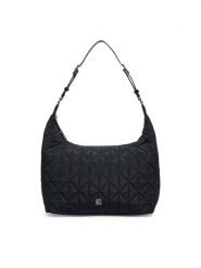 Calvin Klein Torebka LV04F3650G Czarny. Czarne torebki klasyczne damskie CALVIN KLEIN, bez wzorów, z materiału, bez dodatków. Za 529.99 zł.