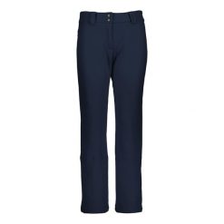 Spodnie narciarskie z wewnętrzną gaiter dla kobiet CMP. Niebieskie spodnie dresowe damskie CMP, bez wzorów, sportowe. W wyprzedaży za 541.70 zł.