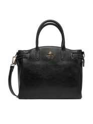 Beverly Hills Polo Club Torebka EO-BHPC-C-009-09 Czarny. Czarne torebki klasyczne damskie Beverly Hills Polo Club, bez wzorów, z materiału, bez dodatków. Za 269.99 zł.