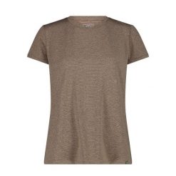 Koszulka damska CMP. Brązowe bluzki damskie CMP, l, bez wzorów, sportowe, bez kołnierzyka, bez ramiączek. Za 192.00 zł.