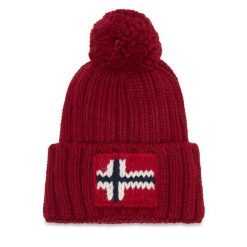 Czapka Napapijri. Czerwone czapki męskie Napapijri, na zimę, bez wzorów. Za 219.99 zł.