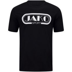 Koszulka Jako Retro. Czarne t-shirty sportowe męskie Jako, s, z bawełny, bez ramiączek, do piłki nożnej. Za 88.90 zł.