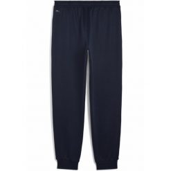 Męskie spodnie Manchester City KING Anthem PUMA Deep Navy Team Light Blue. Niebieskie spodnie materiałowe męskie Puma, bez wzorów, retro. Za 329.00 zł.