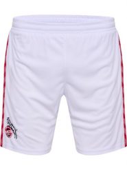 Krótki Domicyl FC Cologne 2023/24. Białe szorty męskie HUMMEL, bez wzorów, z poliamidu. Za 191.20 zł.