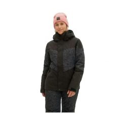 Kurtka narciarska O'Neill wodoodporna i oddychająca 10K/10K. Czarne kurtki damskie O'neill, na zimę, xl, bez wzorów, z materiału, bez kaptura. Za 426.25 zł.
