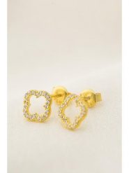 Heliophilia Srebrne kolczyki-wkrętki z cyrkoniami rozmiar: onesize. Szare kolczyki damskie Heliophilia, z cyrkonią, srebrne. Za 65.69 zł.