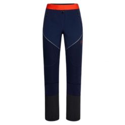 Spodnie narciarskie dla kobiet La Sportiva Kyril. Niebieskie spodnie materiałowe damskie La Sportiva, bez wzorów, z materiału. Za 774.55 zł.
