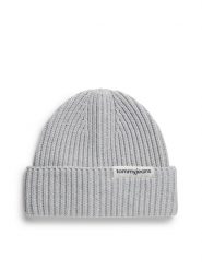 Tommy Jeans Czapka Mężczyźni Bawełna szary, ONE SIZE. Szare czapki męskie Tommy Jeans, bez wzorów, z bawełny. Za 129.95 zł.