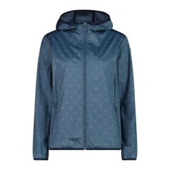 Damska wodoodporna kurtka softshell CMP. Czarne kurtki softshell damskie CMP, s, bez wzorów, z materiału. Za 342.50 zł.