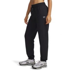 Under Armour SPORT TERRY JOGGER Spodnie dresowe damskie. Czarne spodnie sportowe damskie Under Armour, l, z dresówki, na fitness i siłownię. W wyprzedaży za 174.99 zł.