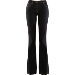 Dżinsy ze stretchem BOOTCUT, High Waist. Niebieskie jeansy damskie bonprix, z podwyższonym stanem. Za 97.99 zł.