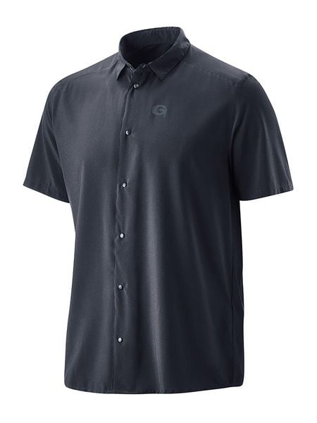 Gonso Koszula kolarska "Lagorai" w kolorze czarnym rozmiar: XL. Czarne koszule męskie Gonso, xl, bez wzorów, z materiału, bez kołnierzyka, bez ramiączek. Za 178.37 zł.