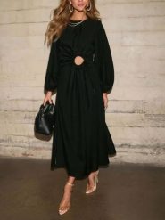 LA Angels Sukienka w kolorze czarnym rozmiar: S. Czarne sukienki damskie LA Angels, s, bez wzorów, bez kołnierzyka, bez ramiączek, maxi. Za 126.99 zł.