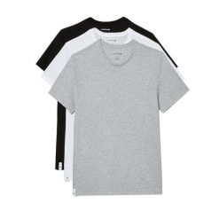 T-shirt męski sportowy Lacoste TH3451-00-BXY 3pack. T-shirty męskie Lacoste, m, bez wzorów, bez kołnierzyka. Za 219.00 zł.