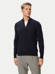 BOSS Kardigan H-Balonso 50566344 Niebieski Regular Fit. Niebieskie kardigany męskie Boss, l, bez wzorów, z wełny, bez kołnierzyka. Za 799.99 zł.