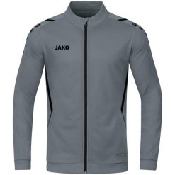Kurtka damska Jako polyester Challenge. Czarne kurtki damskie Jako, z aplikacjami, z dzianiny, bez kaptura. Za 185.40 zł.