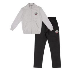 Bluza z zamek błyskawiczny na czas wolny. Czarne spodnie dresowe damskie LEONE 1947 APPAREL, bez wzorów, z bawełny. W wyprzedaży za 112.15 zł.