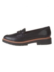Clarks Skórzane mokasyny "Westlynn Glow" w kolorze czarnym rozmiar: 37. Czarne mokasyny damskie Clarks. Za 224.95 zł.