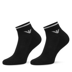 Skarpety długie EA7 Emporio Armani. Czarne skarpetki męskie EA7 Emporio Armani, bez wzorów. Za 104.99 zł.