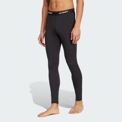 Legginsy Multi Synthetic Base Layer. Czarne legginsy damskie Adidas, l, bez wzorów. Za 219.00 zł.