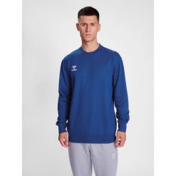 Bluza Hummel Go 2.0. Niebieskie bluzy bez kaptura męskie HUMMEL, xl. Za 204.50 zł.