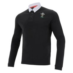 Bawełniana koszulka polo Pays de galles rugby 2020/21. Białe koszulki polo męskie Macron, m, bez wzorów, z bawełny, bez ramiączek. Za 223.50 zł.