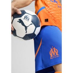 Męskie szorty Olympique Marsylia 24/25 PUMA Racing Blue Fluro Orange Pes. Brązowe szorty męskie Puma, bez wzorów, sportowe. Za 180.20 zł.