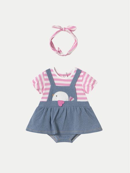 Mayoral Sukienka codzienna 1658 Kolorowy Regular Fit. Sukienki dziewczęce Mayoral, bez wzorów, z bawełny, bez ramiączek. Za 89.99 zł.