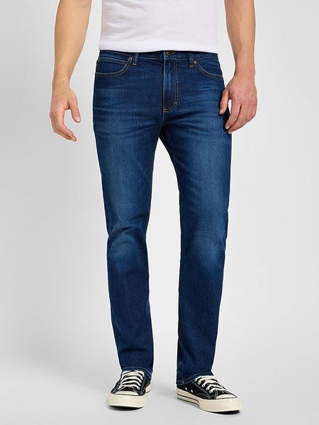 Lee Dżinsy "X Straight" - Regular fit - w kolorze granatowym rozmiar: W30/L32. Niebieskie jeansy męskie Lee. Za 229.95 zł.