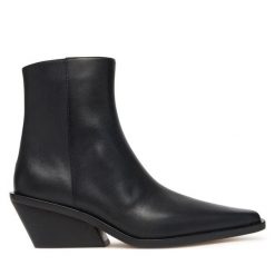 Botki MICHAEL Michael Kors. Czarne botki damskie MICHAEL Michael Kors, bez obcasa, na słupku, bez zapięcia. Za 999.99 zł.