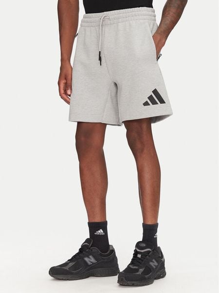 Adidas Szorty sportowe Z.N.E. JJ4892 Szary Regular Fit. Szare szorty męskie Adidas, bez wzorów, z bawełny, sportowe. Za 219.99 zł.