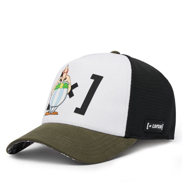 Czapka z daszkiem Capslab. Białe czapki z daszkiem damskie CapsLab, bez wzorów. Za 169.99 zł.